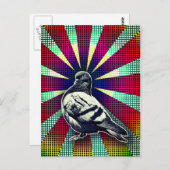 怒ハト ポストカード (正面/裏面)