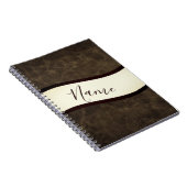 怒パーソナライズされたった顔 ノートブック (右側)