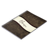 怒パーソナライズされたった顔 ノートブック (左側)