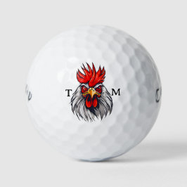 怒パーソナライズされたRooster Callaway Golf Ball ゴルフボール