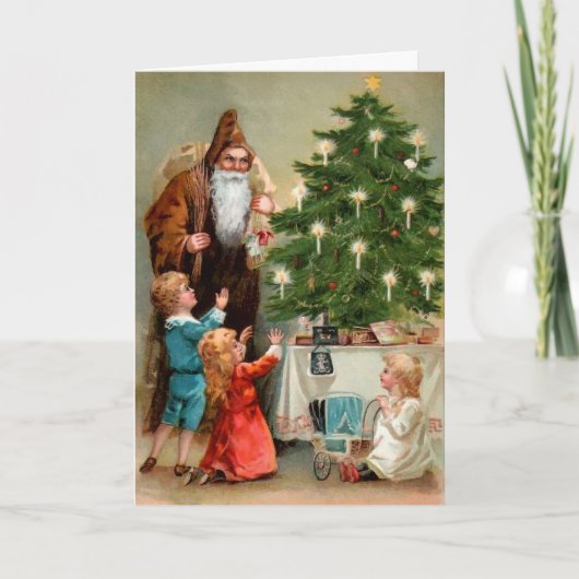 怒ビクトリアンのまわりにサンタザツ シーズンカード (正面)