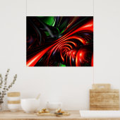 怒ピエロ抽象芸術ポスター ポスター (キッチン)