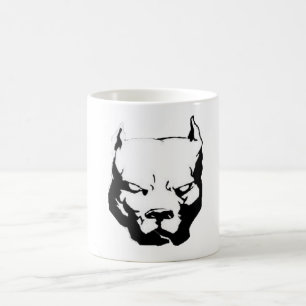 怒ピットブル犬 コーヒーマグカップ