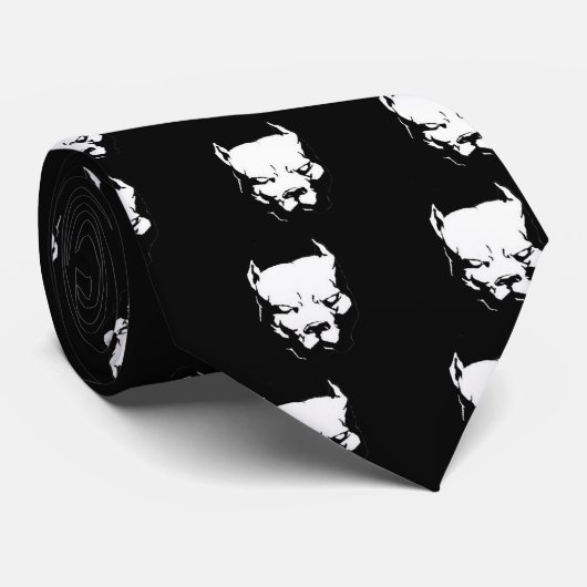 怒ピットブル ネクタイ (ロール)