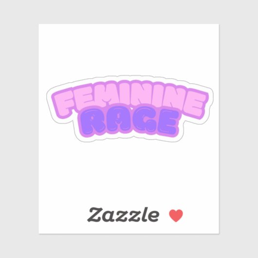 怒フェミニンり シール (シート)