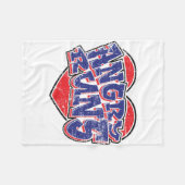 怒フ走ァンのデザインv2 フリースブランケット (正面(横))