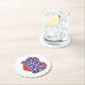 怒フ走ァンのデザインv2 ペーパーコースター (インサイチュ)