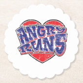 怒フ走ァンのデザインv2 ペーパーコースター (正面)