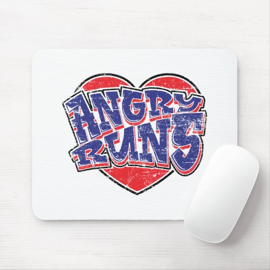 怒フ走ァンのデザインv2 マウスパッド (マウス)
