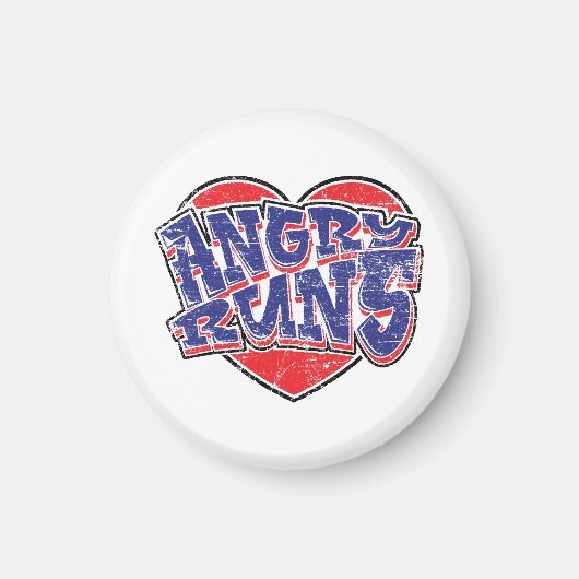 怒フ走ァンのデザインv2 マグネット (正面)