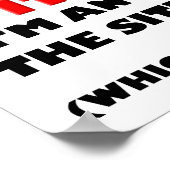 怒ポスターおもしろいで ポスター (角)