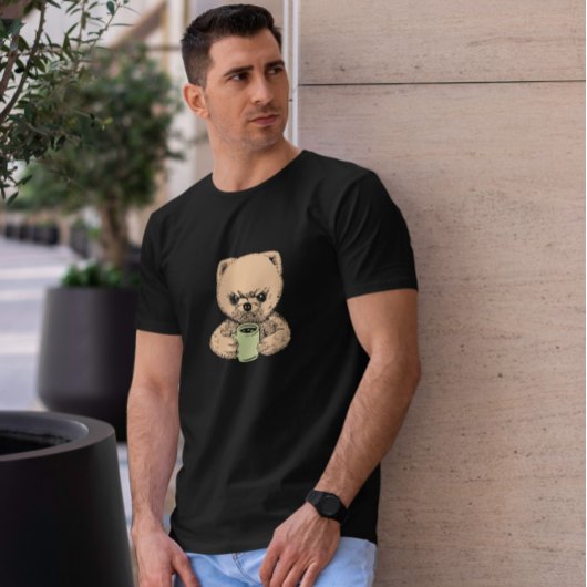 怒ポメラニア犬 Tシャツ