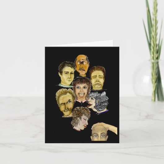 怒ユーモアのあるった同僚 カード (正面)