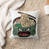 怒ラーメン クッション (ブランケット)