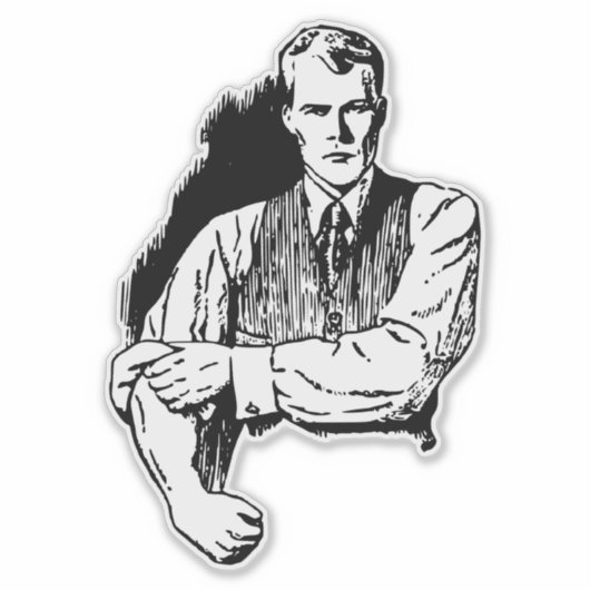 怒人 シール (正面)