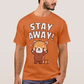 怒可愛い赤パンダ Tシャツ