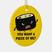 怒司 |私の一部が欲しい? |おもしろい | セラミックオーナメント (右)