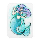 怒小さな人魚 マグネット (縦)