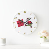 怒小妖精や小人時計 ラージ壁時計 (ホーム)