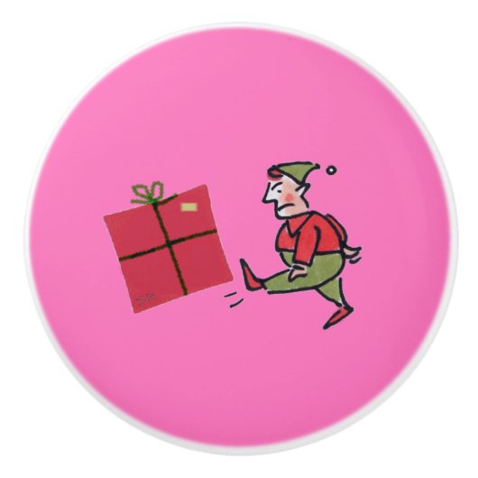 怒小妖精や小人 セラミックノブ (正面)