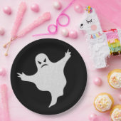 怒幽霊グリッター ペーパープレート (パーティー)