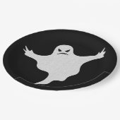 怒幽霊グリッター ペーパープレート (アングル)