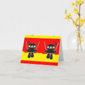 怒忍者 カード (黄色い花)