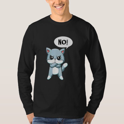 怒文cat tシャツ (正面)