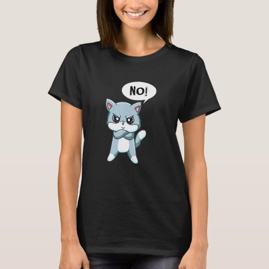 怒文cat tシャツ (正面)