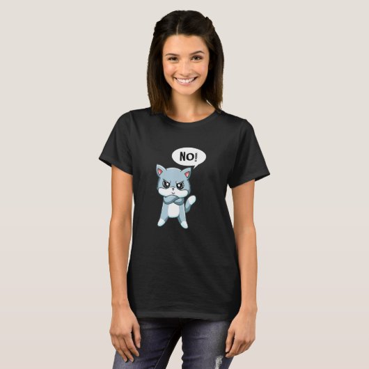 怒文cat tシャツ (正面フル)