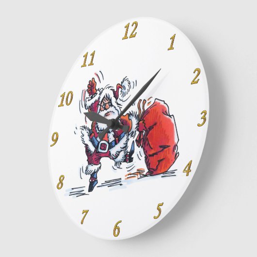 怒時計 ラージ壁時計 (傾斜)