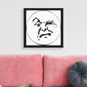 怒月 キャンバスプリント (インサイチュ (リビング))