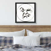 怒月 キャンバスプリント (インサイチュ (寝室))