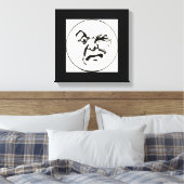 怒月 キャンバスプリント (インサイチュ (寝室))