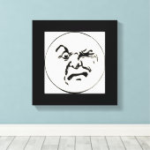 怒月 キャンバスプリント (インサイチュ (ウッドフロア))