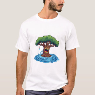 怒洪水の木 Tシャツ