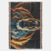 怒熊 スローブランケット (正面縦)