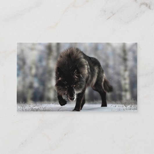 怒狼 名刺 (裏面)