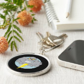 怒稲妻黒雲 キーホルダー (側面)