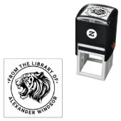 怒虎の頭Baring Titesライブラリのブック名 セルフインキングスタンプ (インサイチュ)