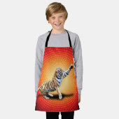 怒虎 エプロン (着用した状態)