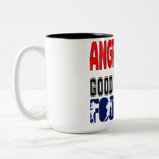 怒走朝サッカー ツートーンマグカップ