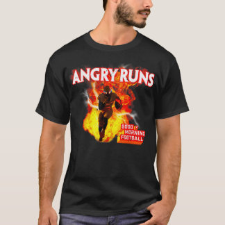 怒走・グッド・モーニング・フットボールおもしろい Tシャツ