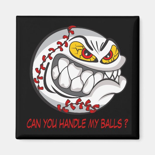 怒野球 マグネット (正面)