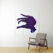 怒銀河系猫グラフィックデザイン装飾用クッション タペストリー (インサイチュ(横))