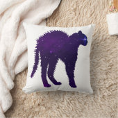 怒銀河系猫グラフィックデザイン クッション (ブランケット)