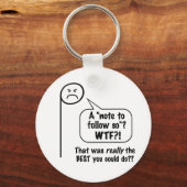 怒音符「la」 キーホルダー (正面)