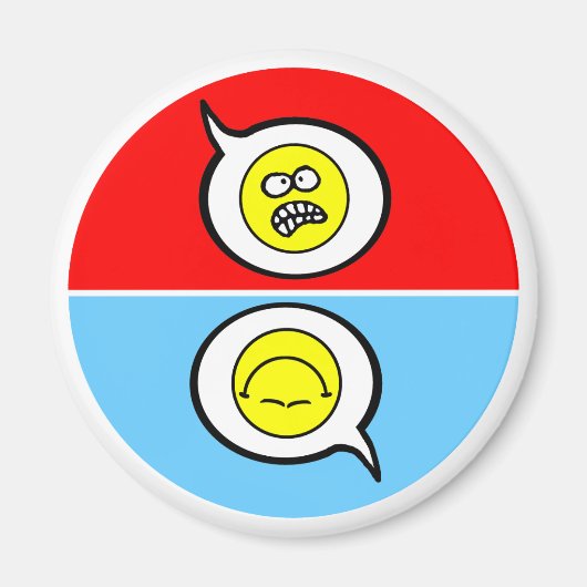 怒顔クリーン汚れ食洗機磁石 マグネット (正面)