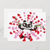 怒顔パンダラブズ ポストカード (正面/裏面)