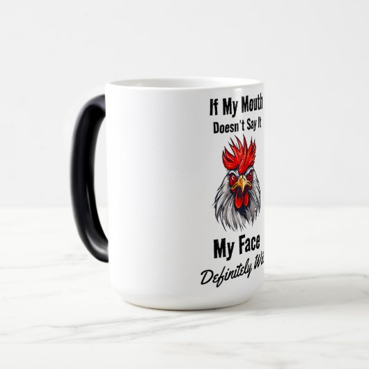 怒顔 モーフィングマグカップ (正面左)